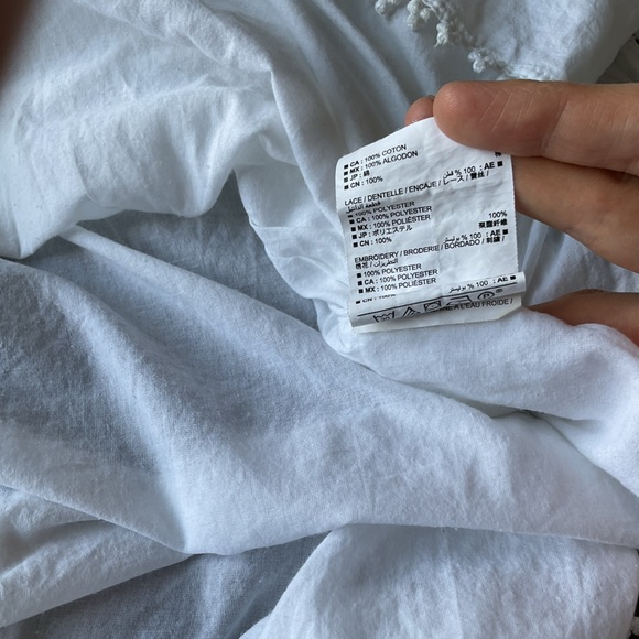 Old Navy White Embroidered Swim Cover Up - Picture 8 of 10